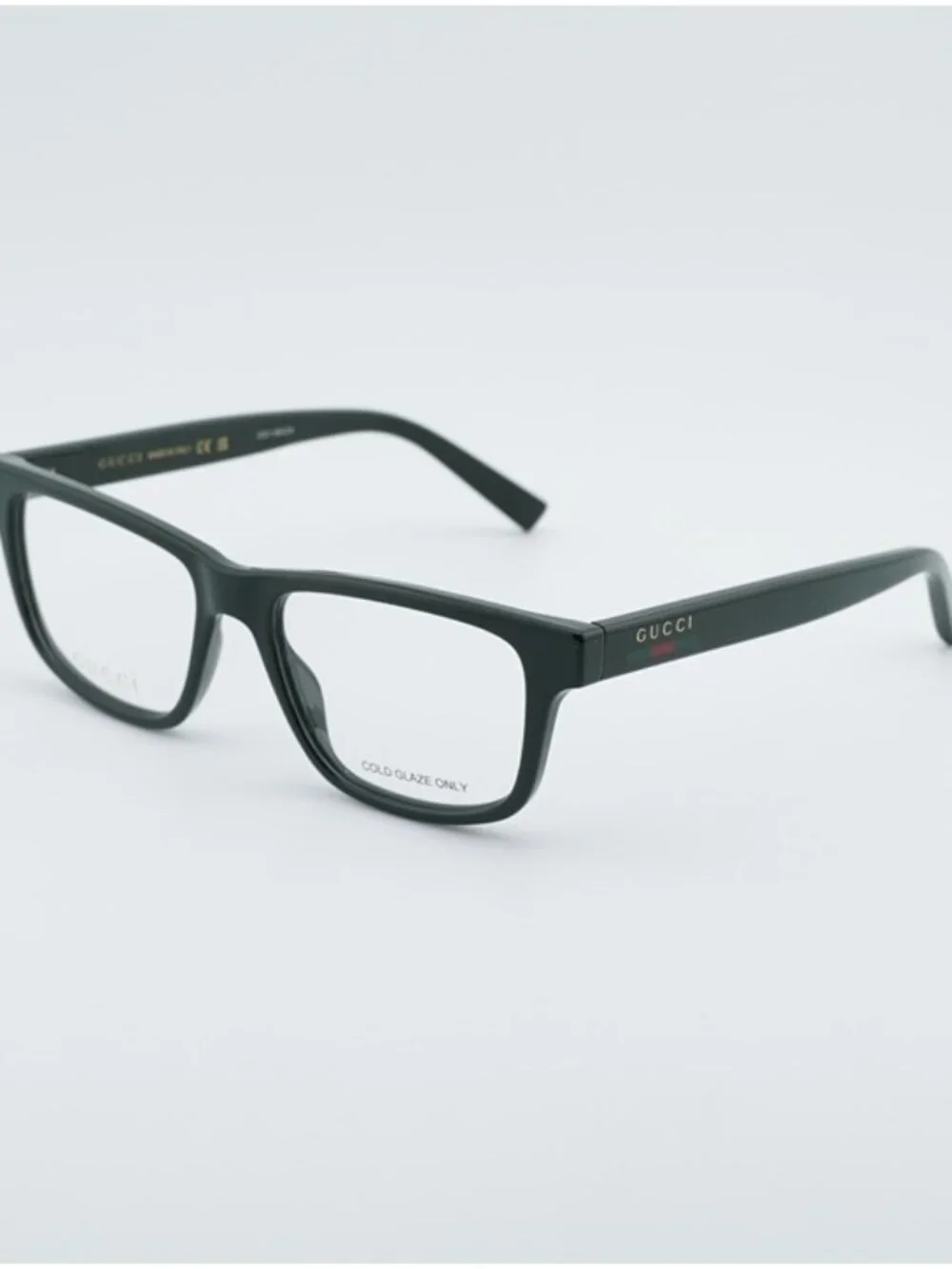 Gucci GG1987O 004 Eyeglasses Dark Green 54mm Square Frame